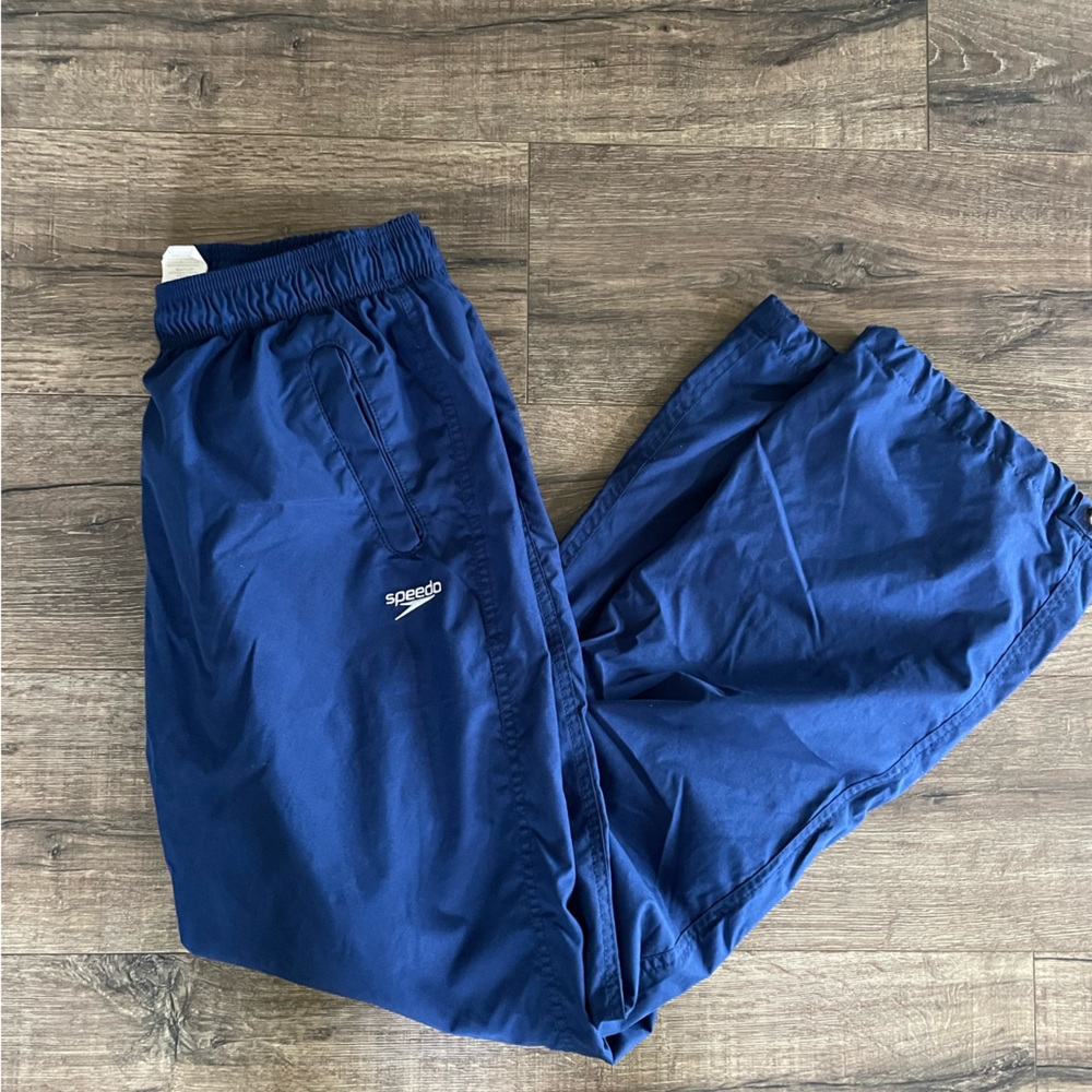 Speedo Womens Vintage Warm-Up Track Pants Size large